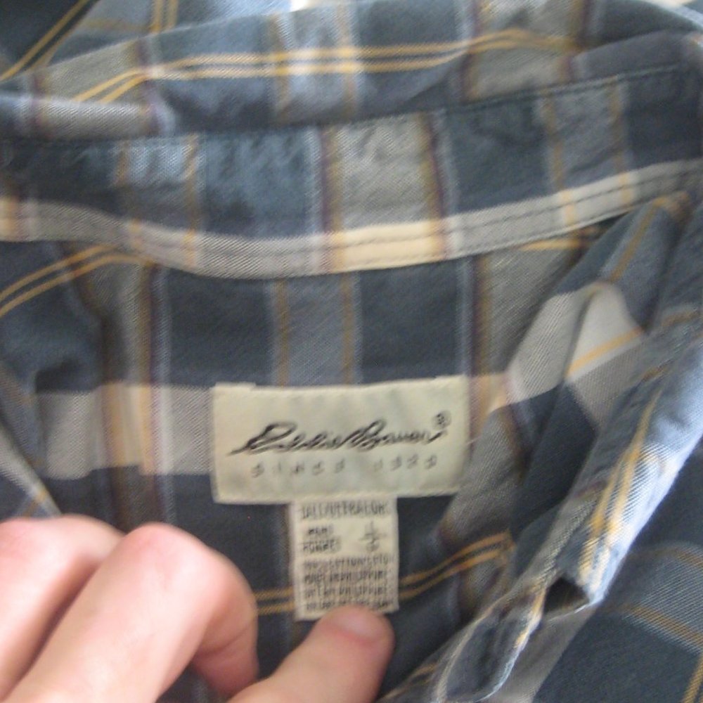 EDDIE BAUER mens long sleeve button up shi… - Picture 5 of 5